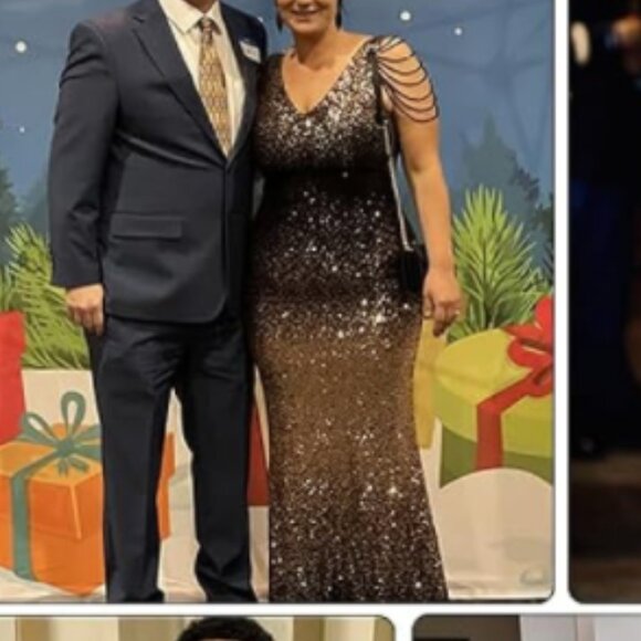 Full Length Sequin Gown - Picture 14 of 15